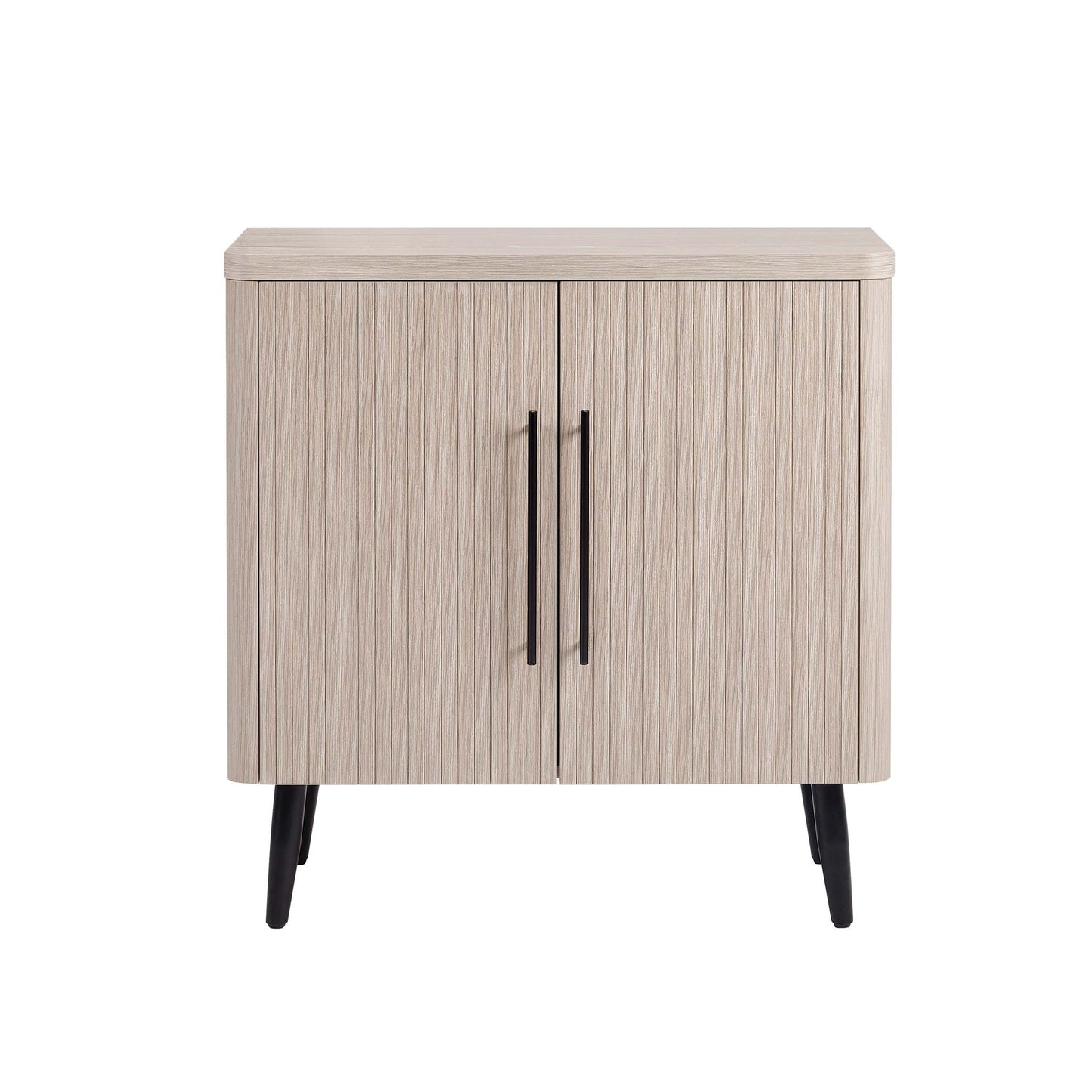 Jodie - Fluted Accent Cabinet - Oak