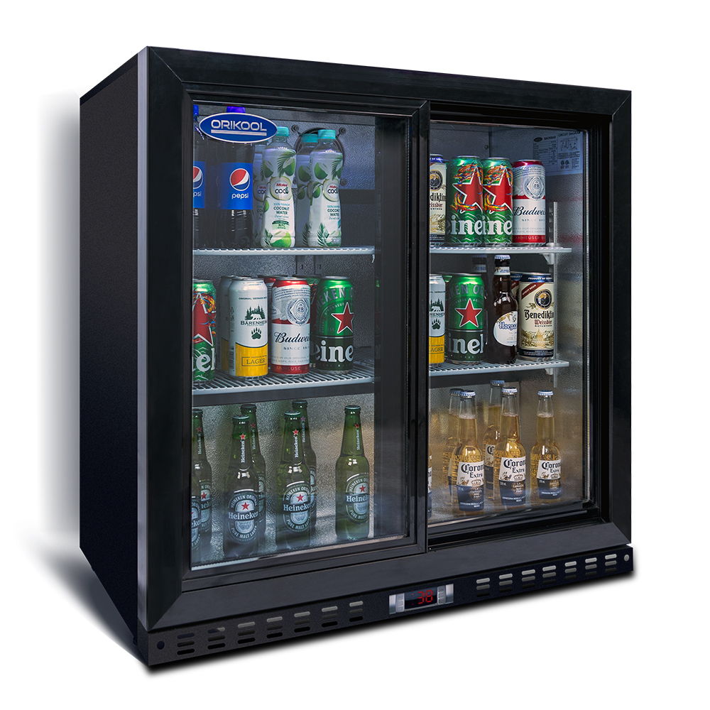 Beverage Refrigerators Glass Door Back Bar, Cooler, Commercial Beer Wine And Drink Fridge
