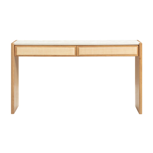 Paige - Console/Desk - Natural Oak