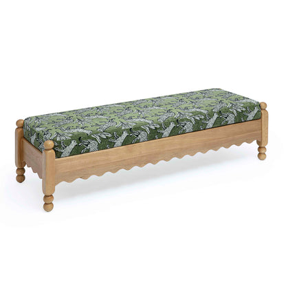 Thelma - Leopard Jacquard Bench