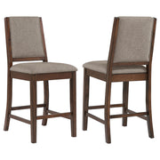 Allen - Upholstered Counter Chair (Set of 2) - Oak