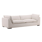 Ramona - Sofa - Tatum Cream And Dark Brown