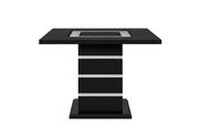 Monaco - Rectangular Bar Table - Black