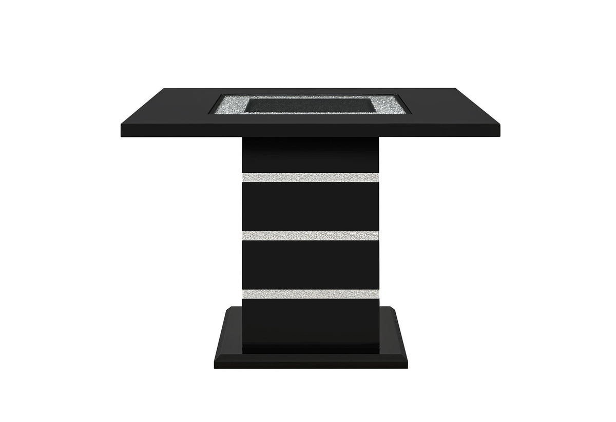 Monaco - Rectangular Bar Table - Black