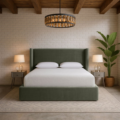 Kendall - Velvet Upholstered Bed