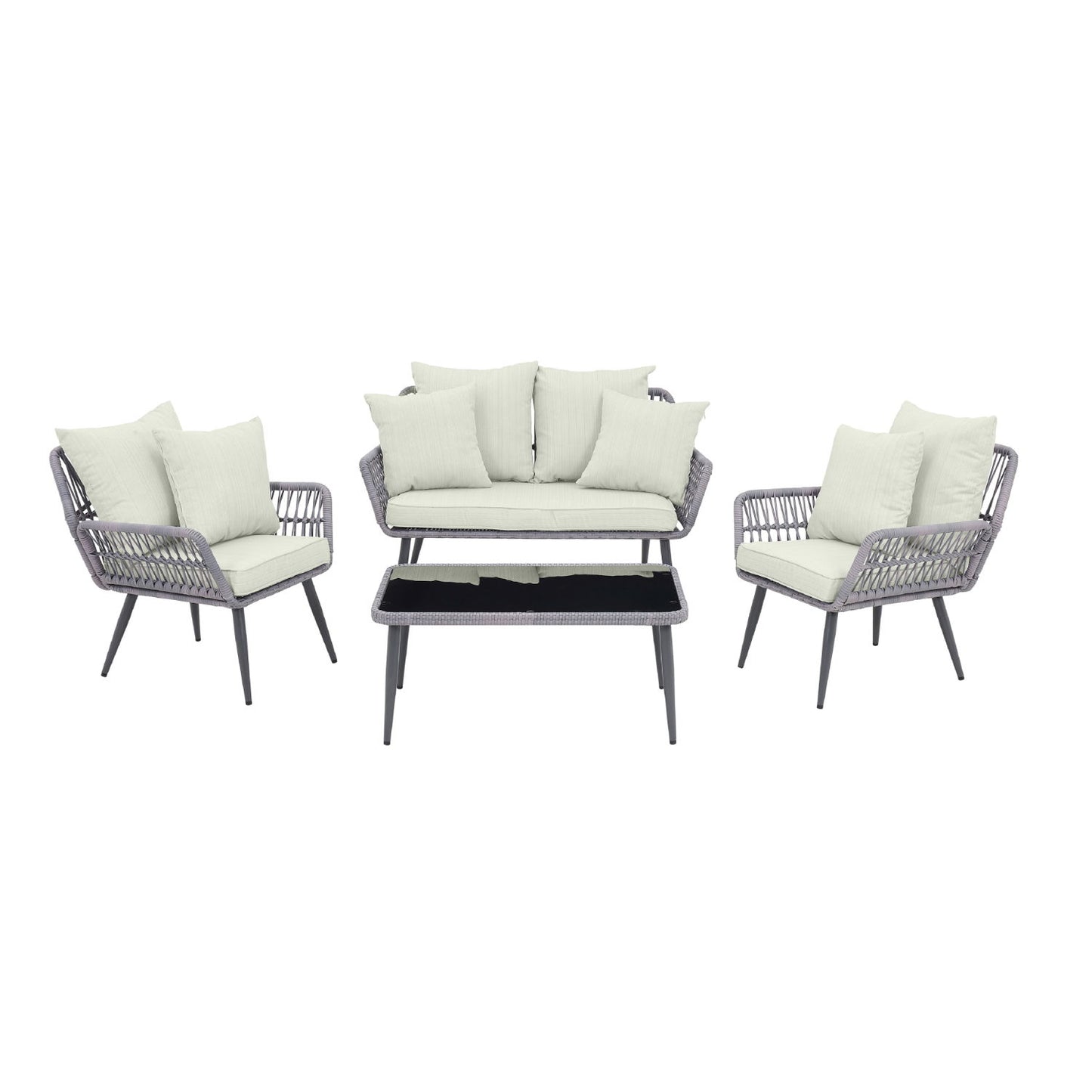 Portofino - 4 Piece Outdoor Conversation Set
