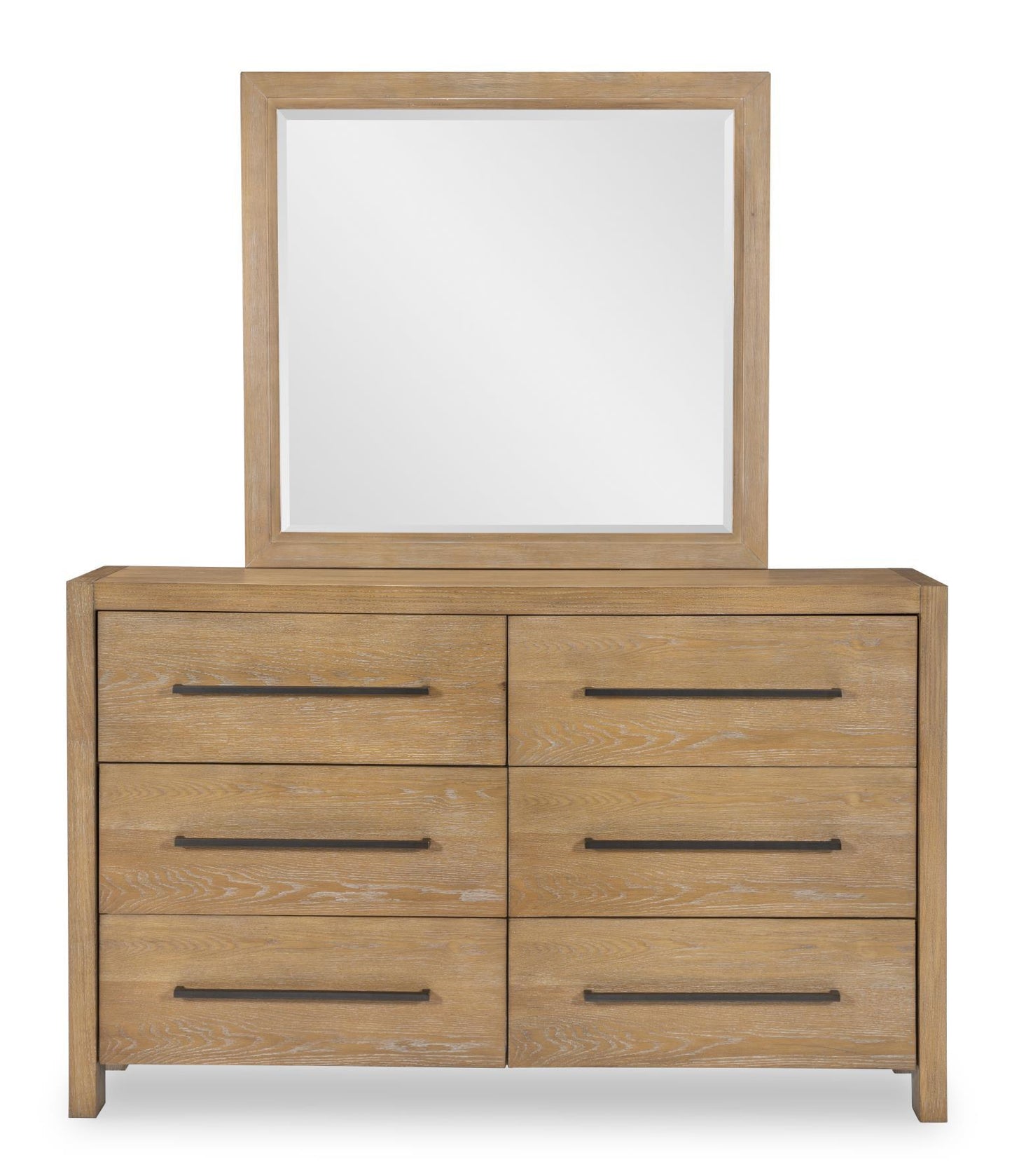 Horizons - 6 Drawers Dresser - Weathered Oak