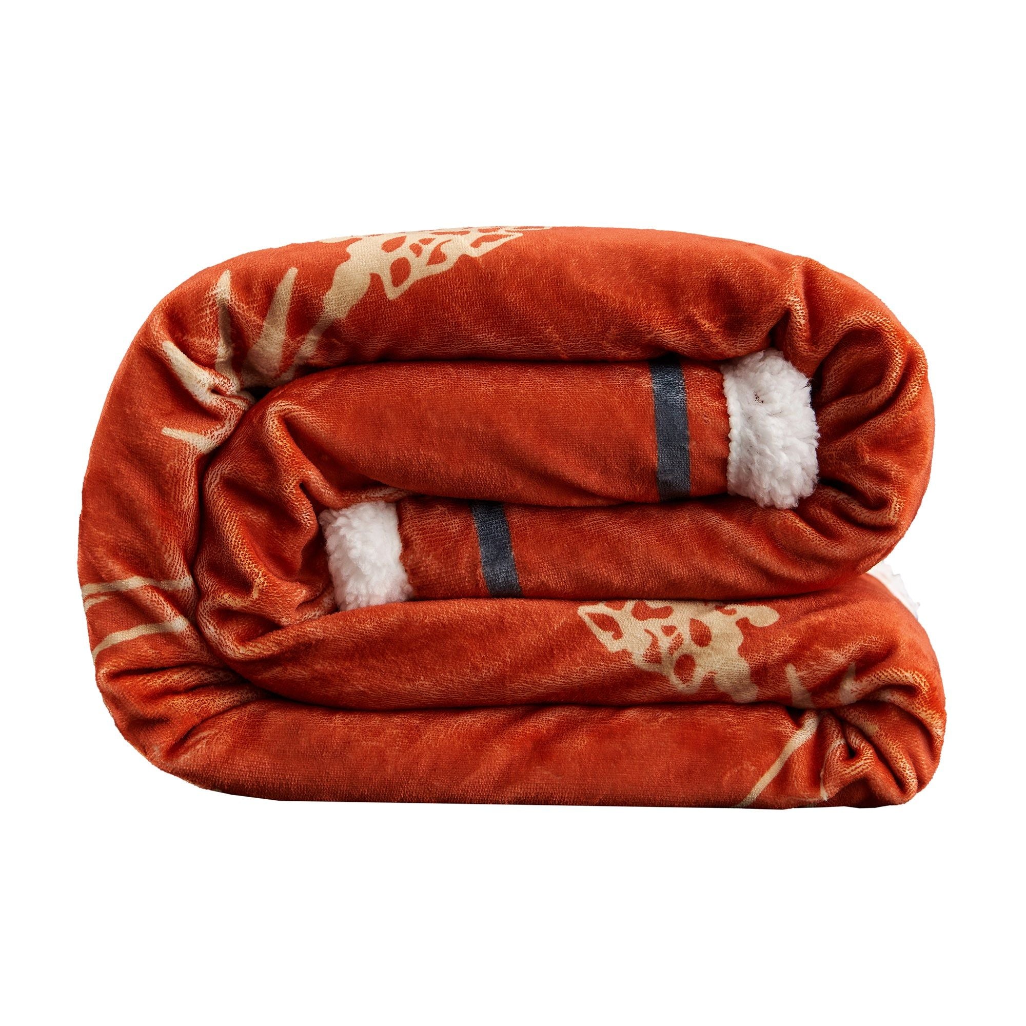 Campfire - Marfa Campfire Sherpa Throw Sunset Rider - Red