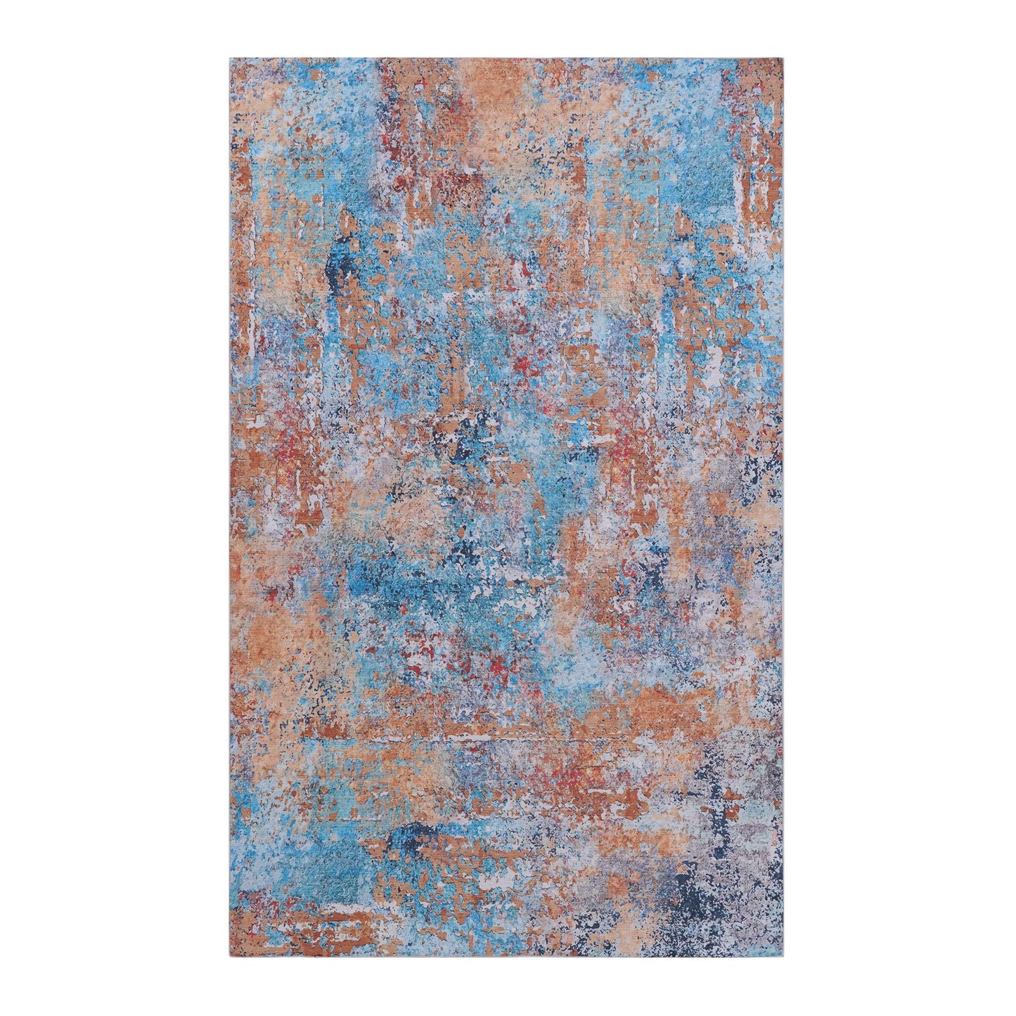 Maval - Abstract Washable Area Rug