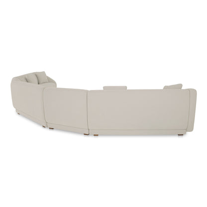 Fraser - 5 Piece Modular Sectional - White