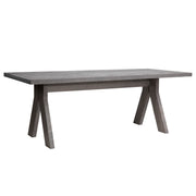 Augusto - Dining Table - Charcoal Gray With Smoked Oak