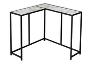 Corner Accent Console Table For Entryway - White