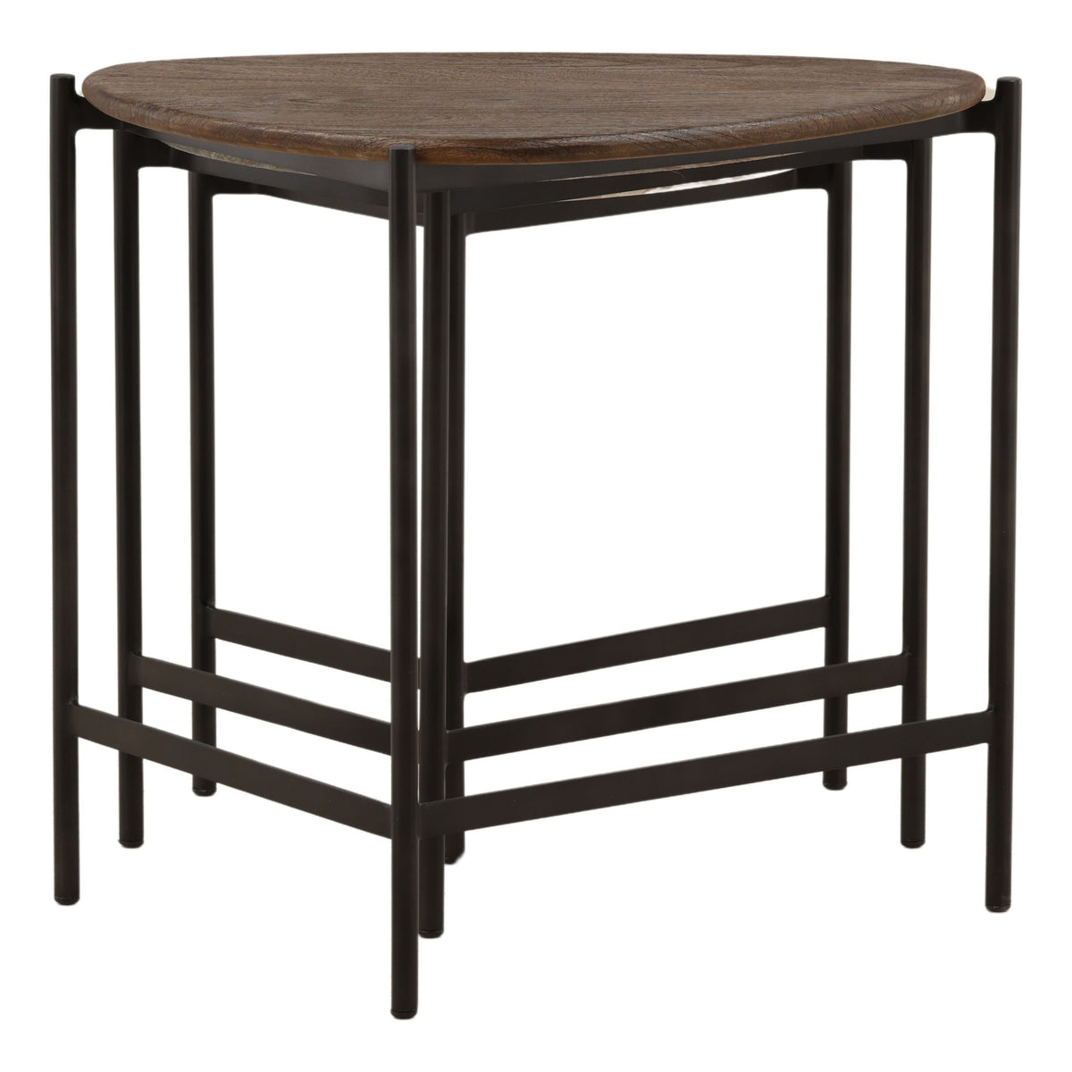 Viremont - Nesting Table (Set of 3) - Beige And Black