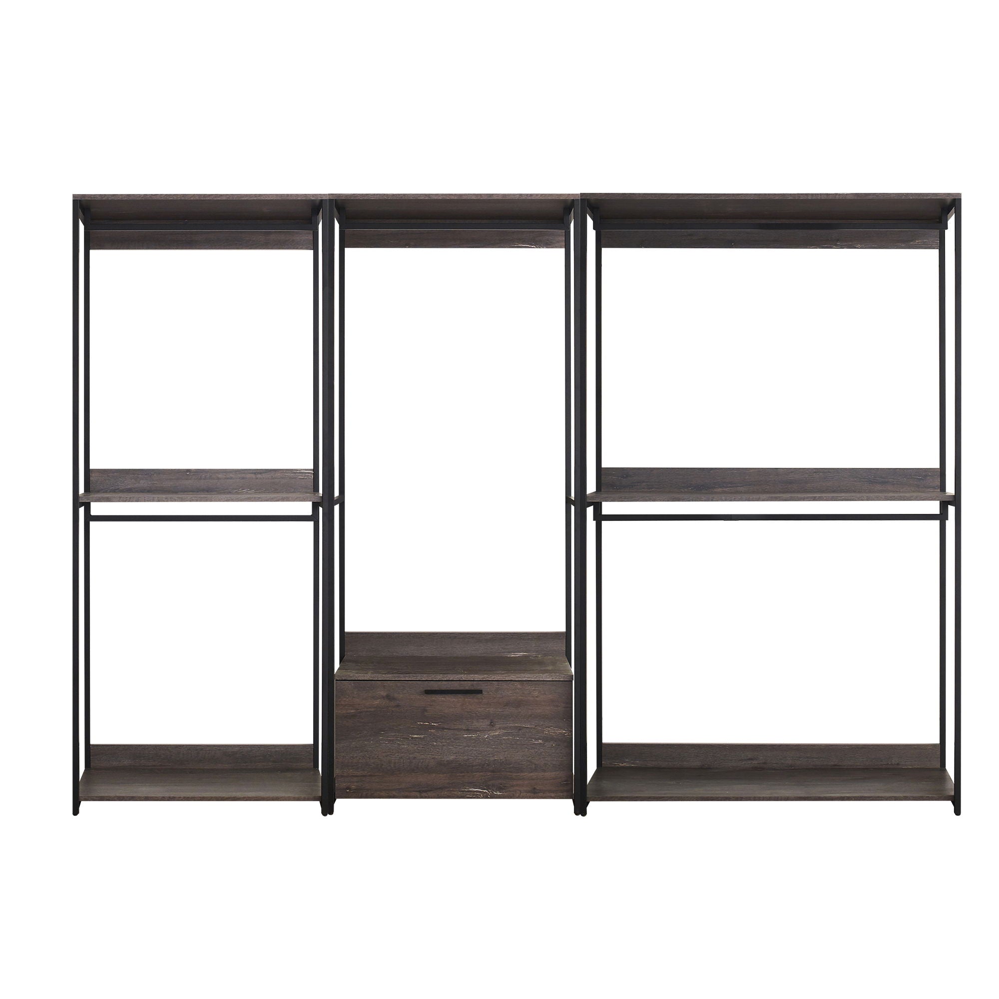 Monica - Walk-In Closet System & Modular Design - Rustic