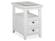 Heron Cove - Chairside End Table - Chalk White