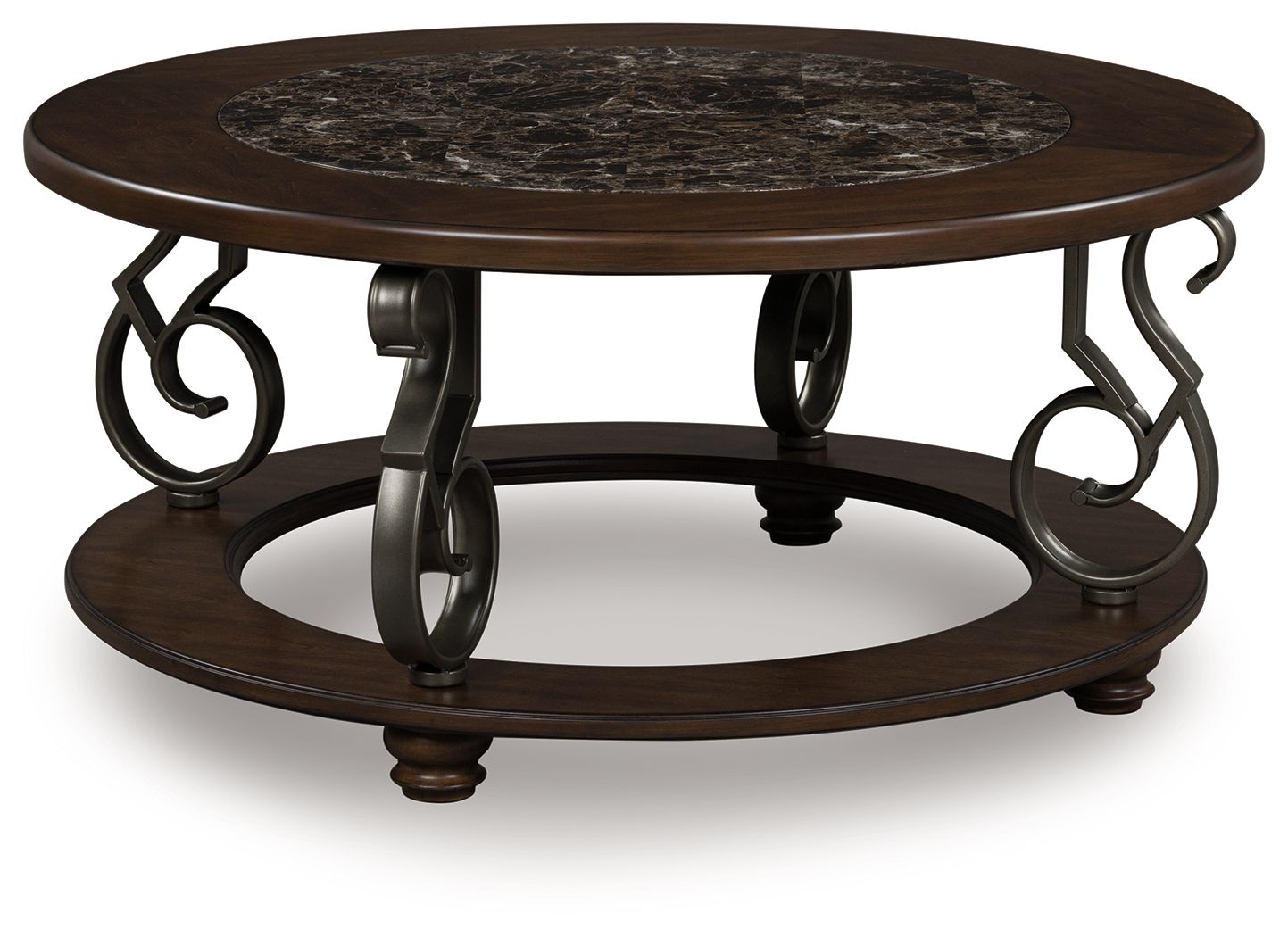 Frallyn Round Cocktail Table - Thumbnail 2