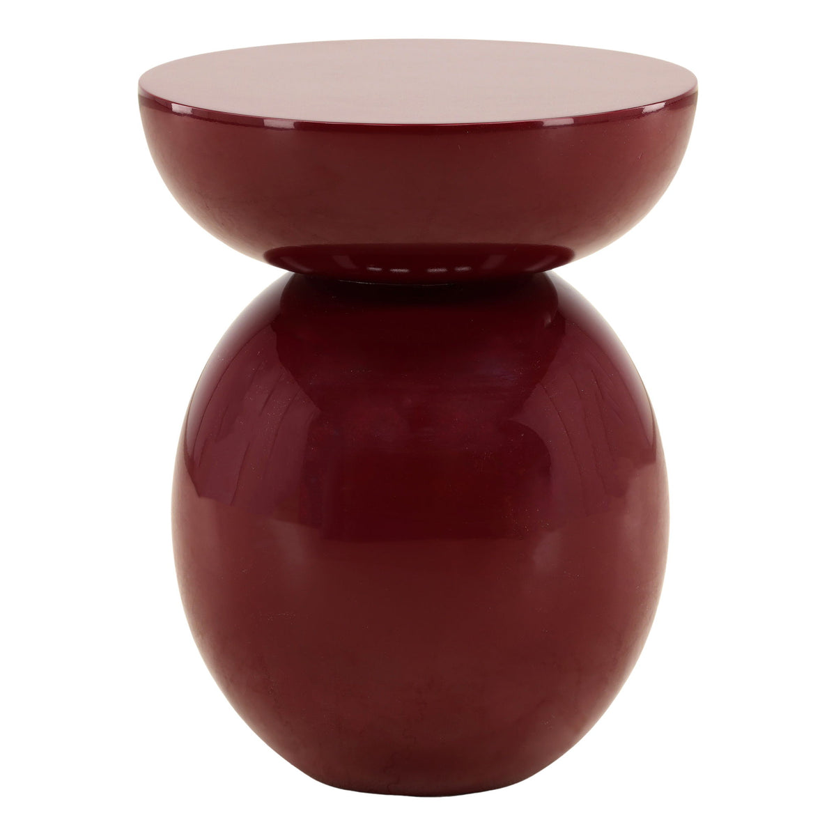 Dax - Side Table - Burgundy