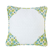 Salado - Scalloped Edges Pillow - White / Yellow