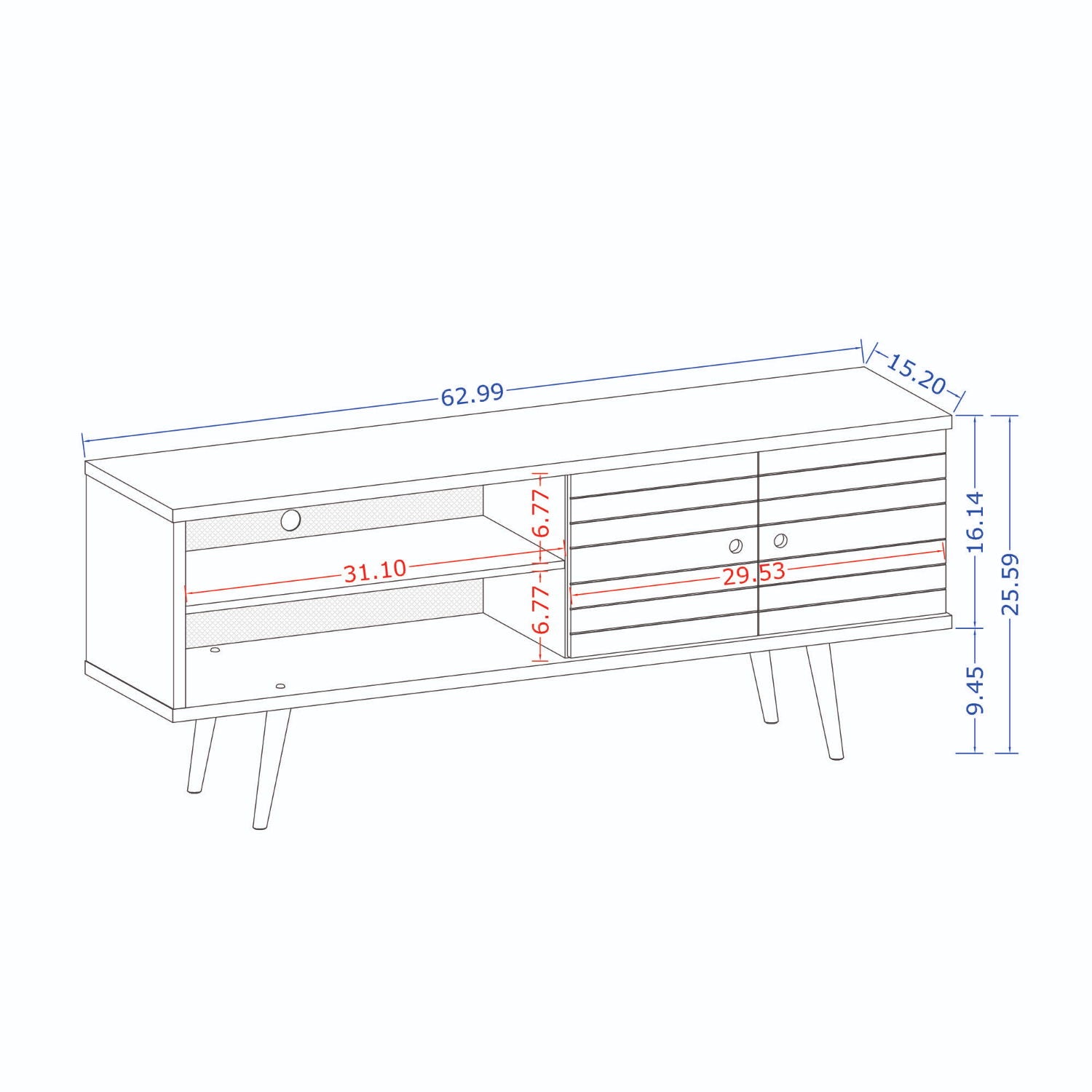 Liberty - Freestanding Design TV Stand