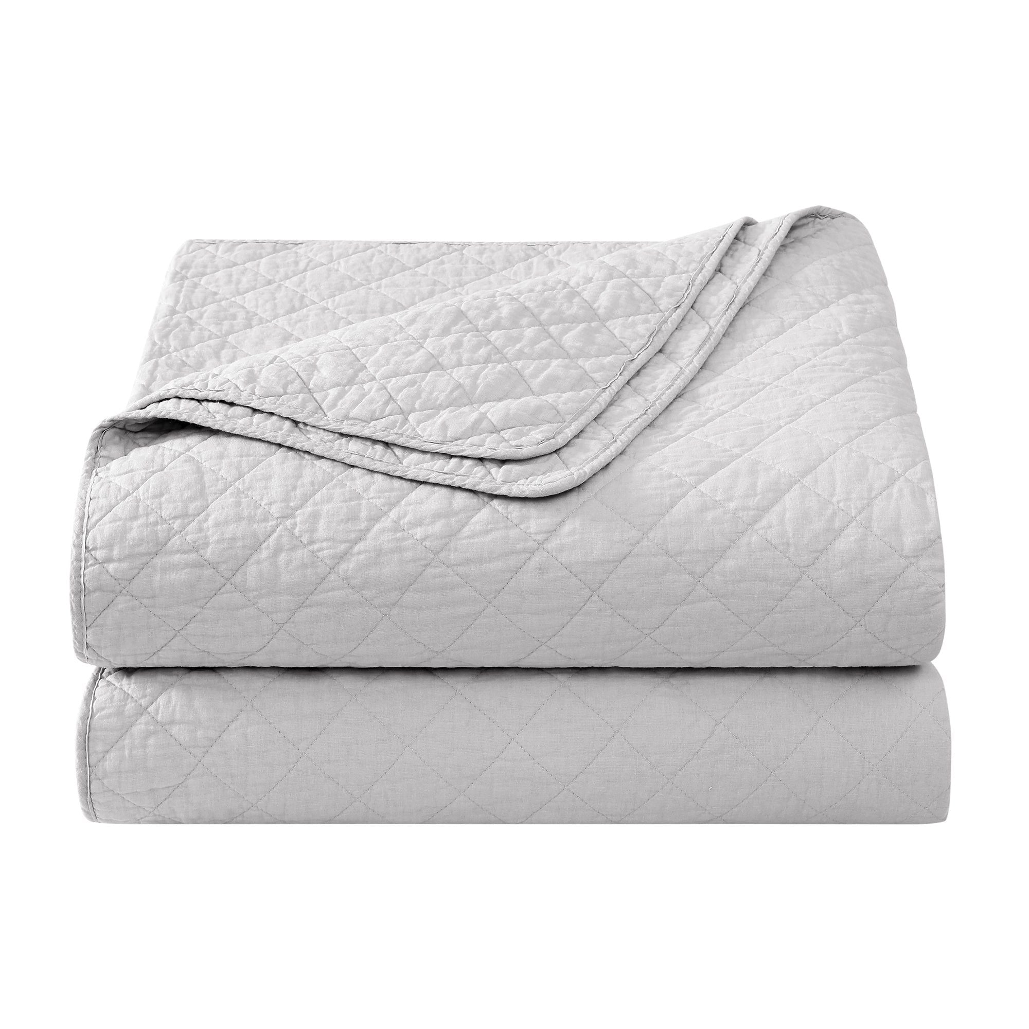 Cotton Comfort - King Quilt Set (Set of 3) - Gray