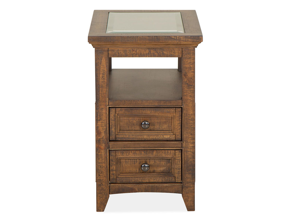 Bay Creek - Chairside End Table - Toasted Nutmeg