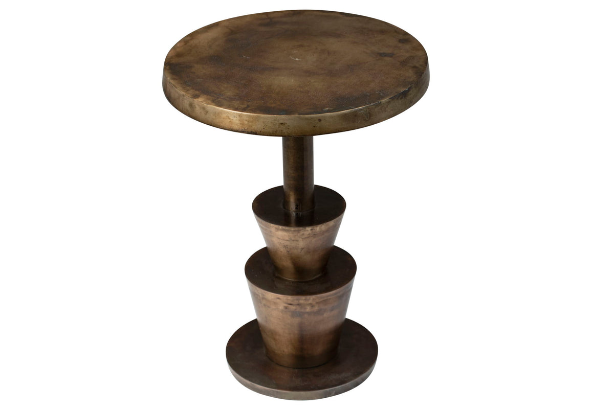 Kenway - Side Table - Antique Brass