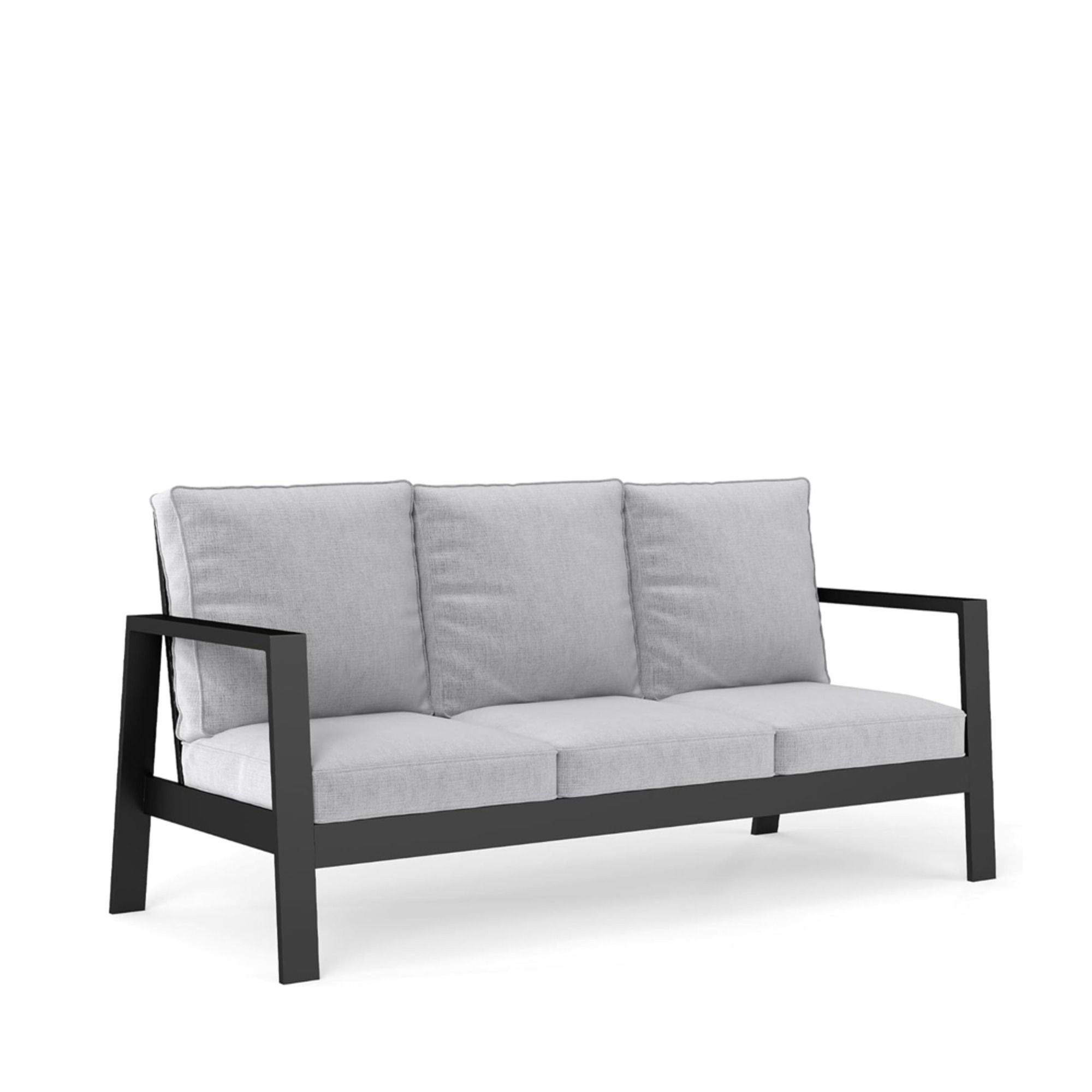 3 Seat All-Weather Patio Sofa With Cushions