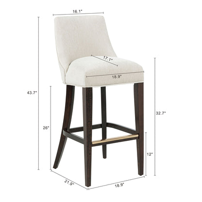 Beever - Barstool With Backrest