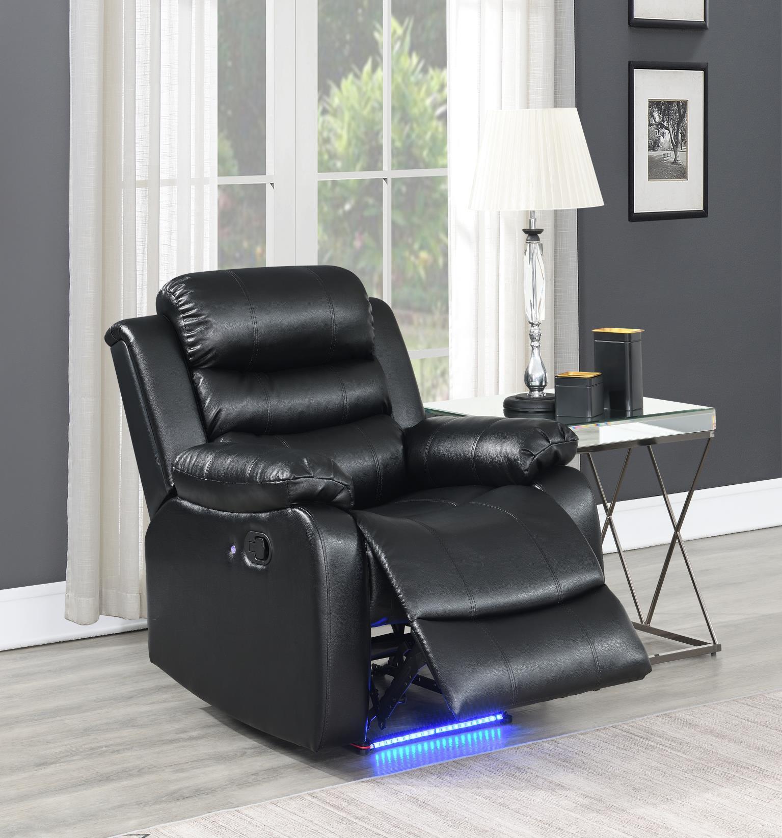 U154 - Motion LED Chair - Black