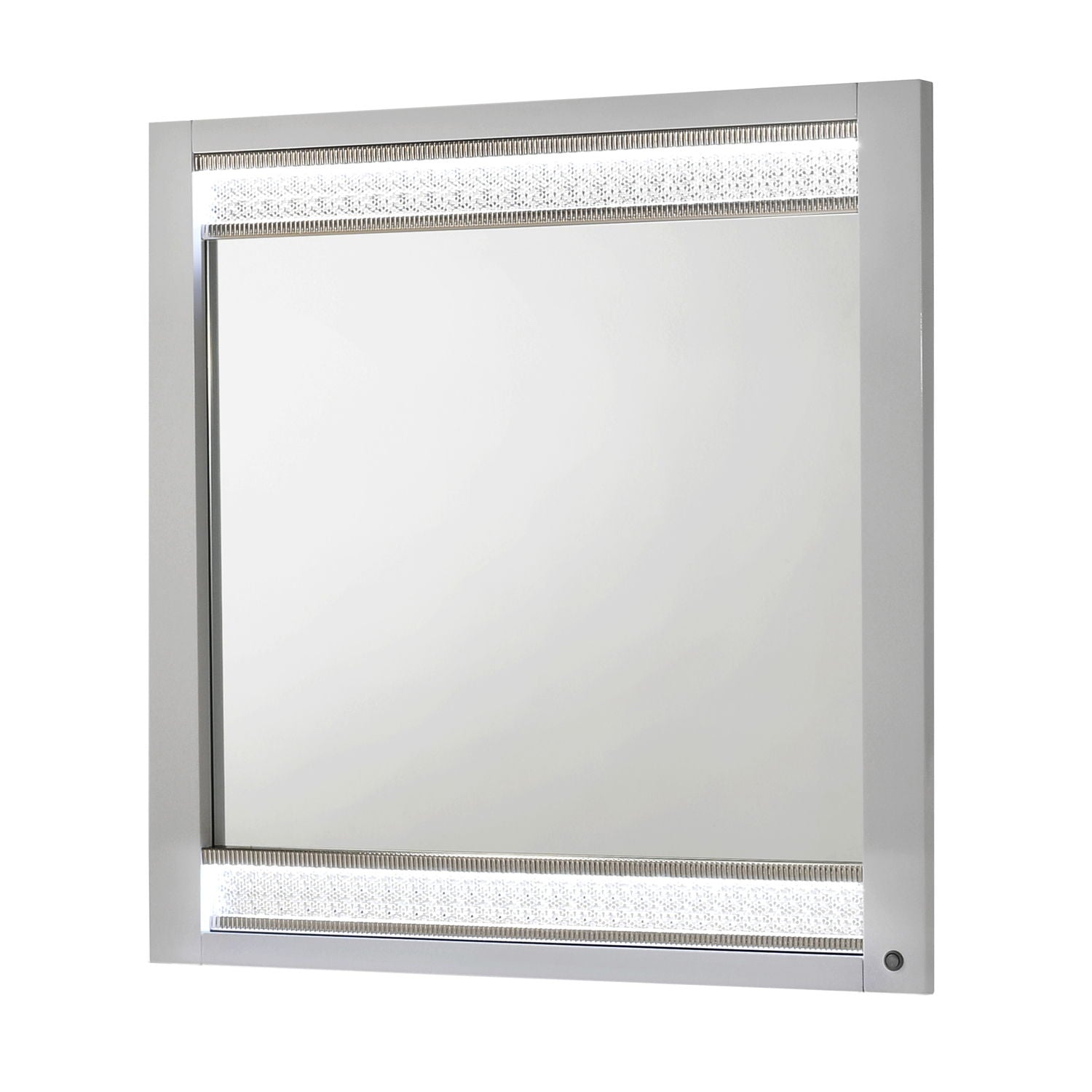 Glam - Mirror & LED Lighting (Includes Mirror Only) - White