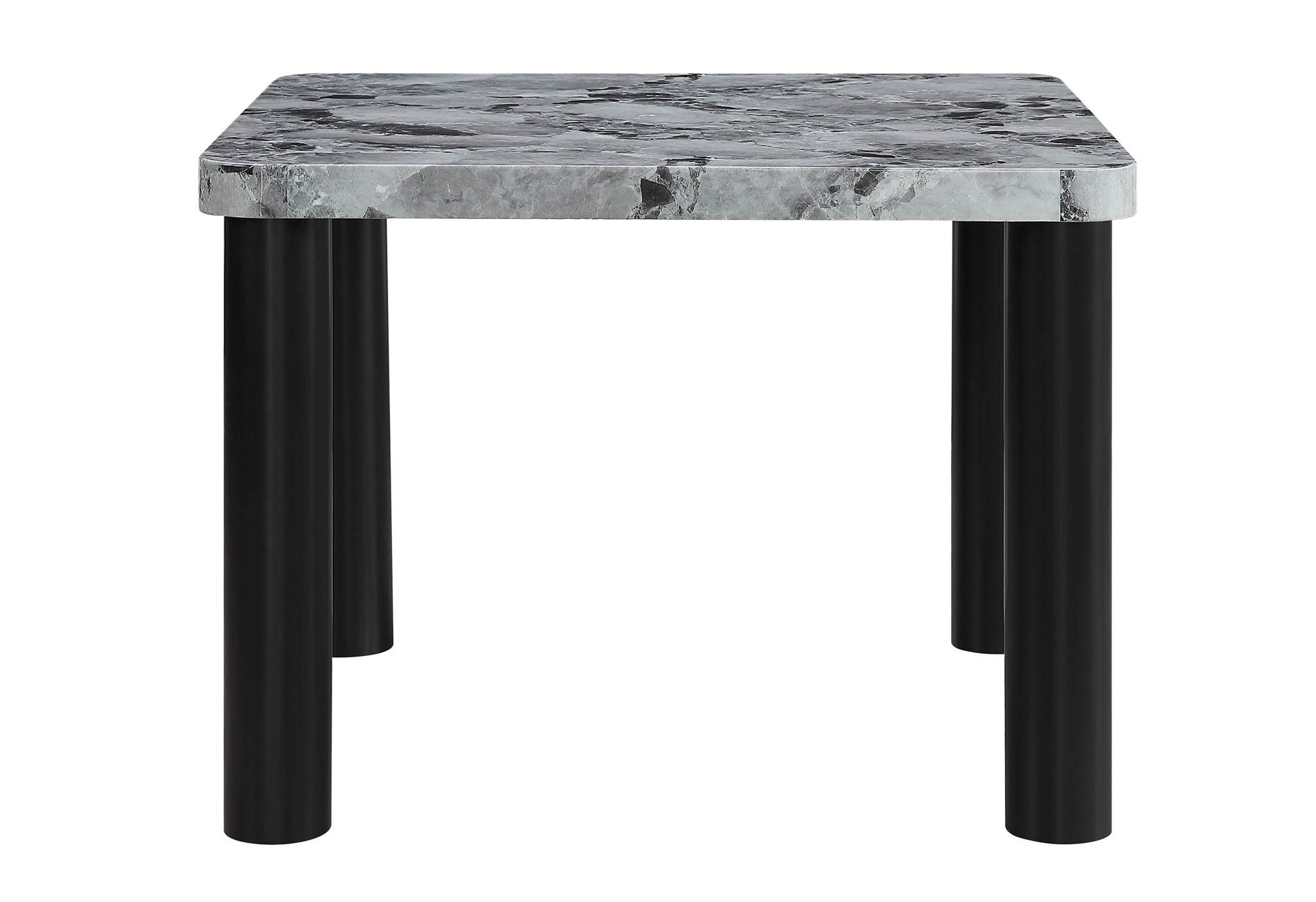 D5473 - 7 Piece Dining Room Set (Bar Table And 6 Bar Stools) - Black / Gray