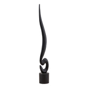 Meliora - Sculpture - Black