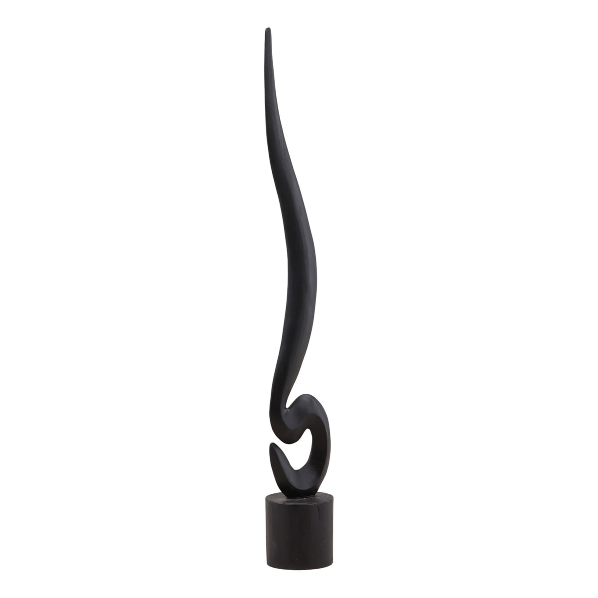 Meliora - Sculpture - Black