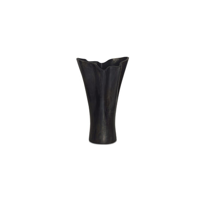 Yeri - Cast Aluminum Vase - Black