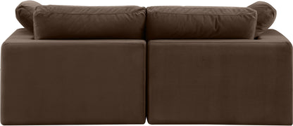 Comfy - Velvet Modular Sofa 2 Seats