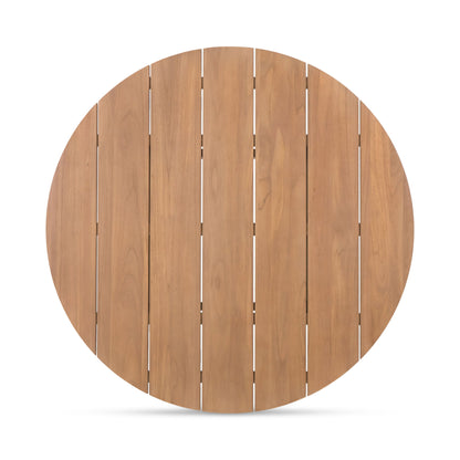 Delta - Round Outdoor Dining Table - Natural
