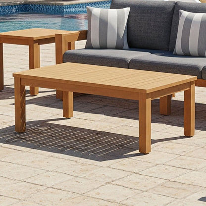 Bristol - Bay Slatted Wood Table