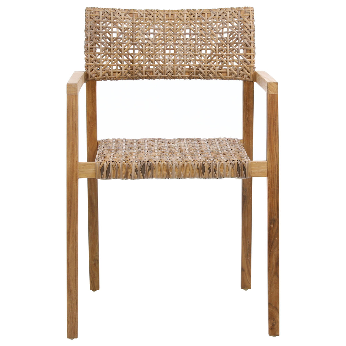 Deeta - Outdoor Dining Chair (Set of 2) - Natural Brown