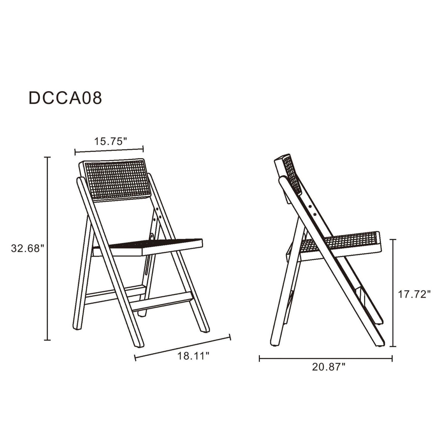 Pullman - Folding Chair (Set of 2)
