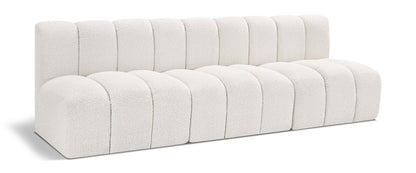 Arc - Boucle Fabric 3 Seats Modular Sofa