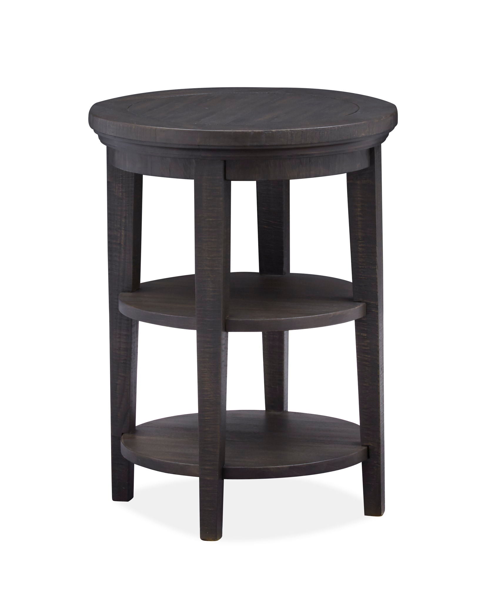 Westley Falls - Round Accent End Table - Graphite