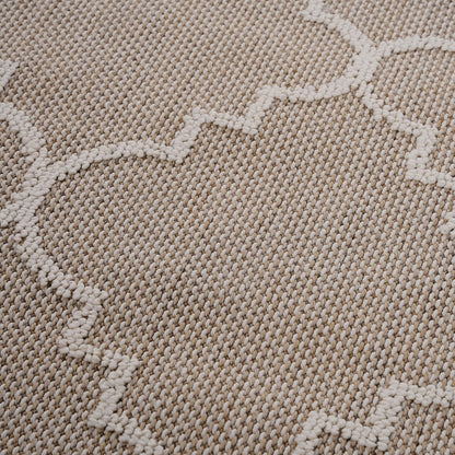 Guros - 8' X 10' Trellis Indoor / Outdoor Area Rug - Ivory
