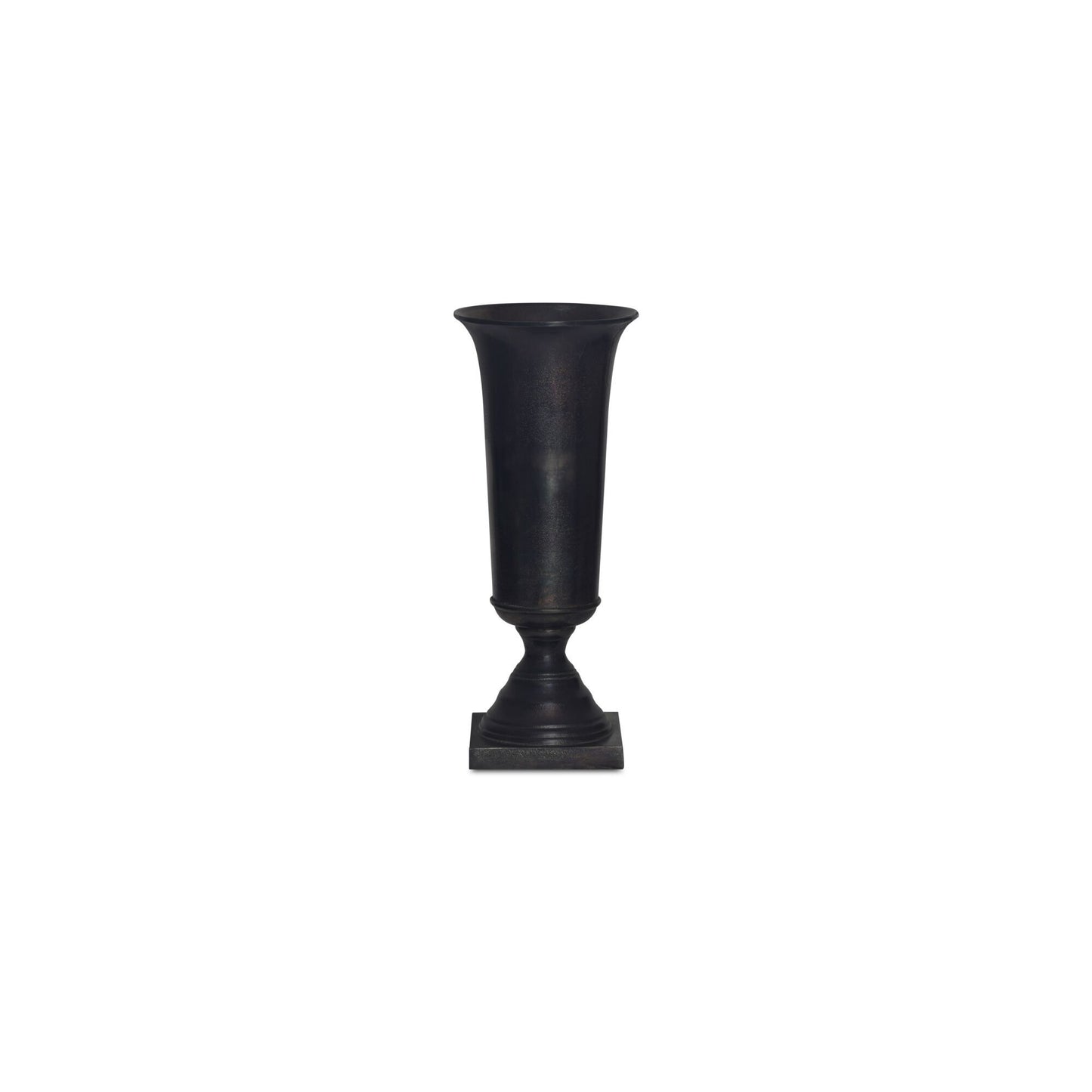 Cassia - Cast Aluminum Vase - Black