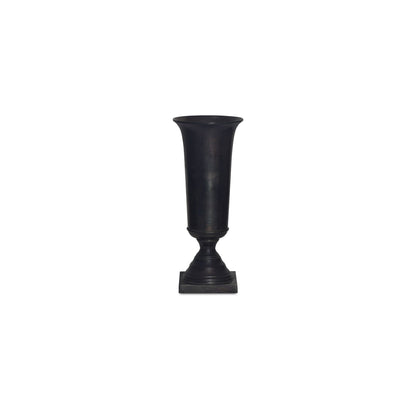 Cassia - Cast Aluminum Vase - Black