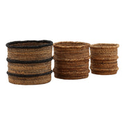 Valecrest - Basket (Set of 3) - Natural And Black
