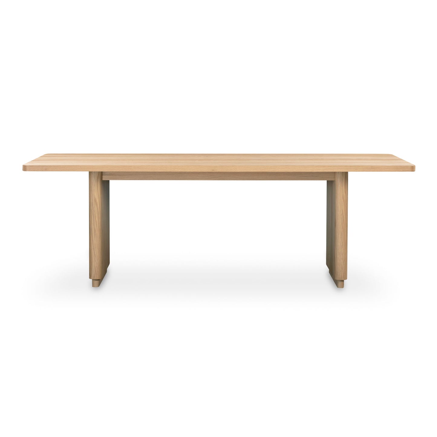 Round Off - Small Oak Dining Table - Light Brown