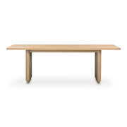 Round Off - Small Oak Dining Table - Light Brown / Oak