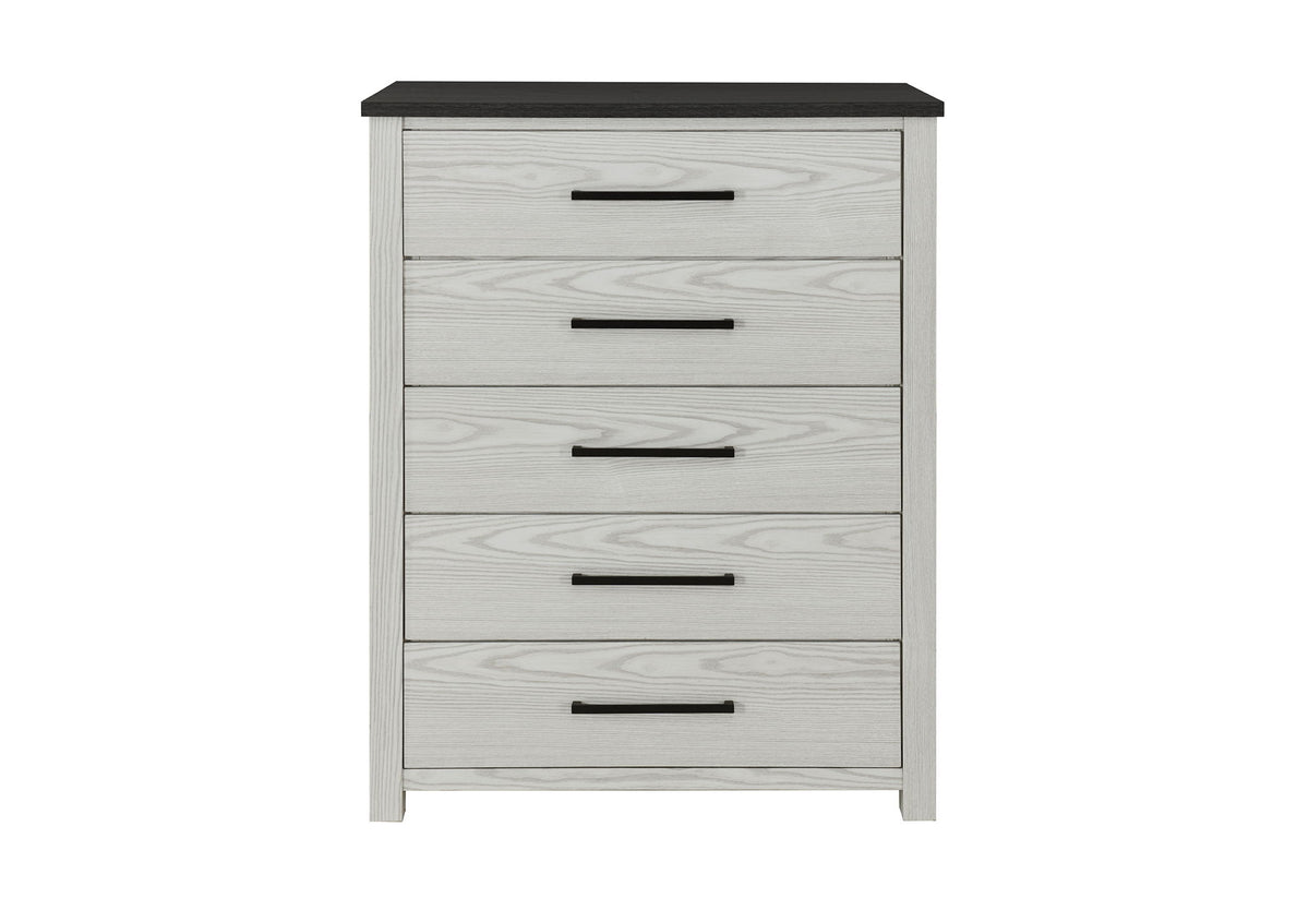 Ava - 5 Piece King Bedroom Set - Beige