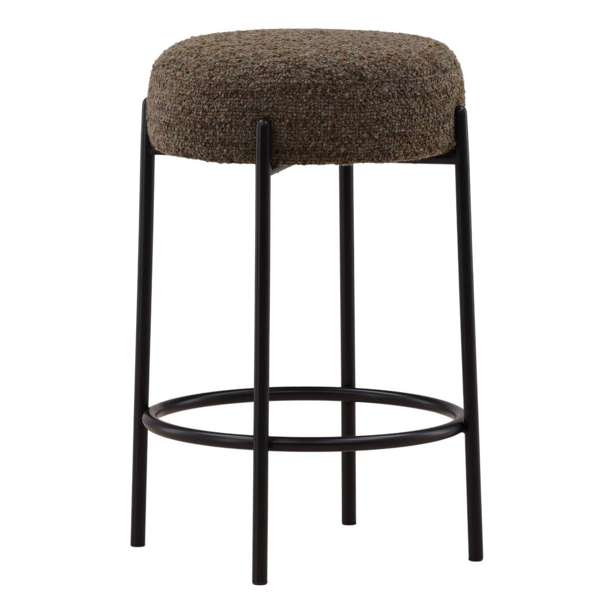 Becca - Counter Stool - Moss Green And Black