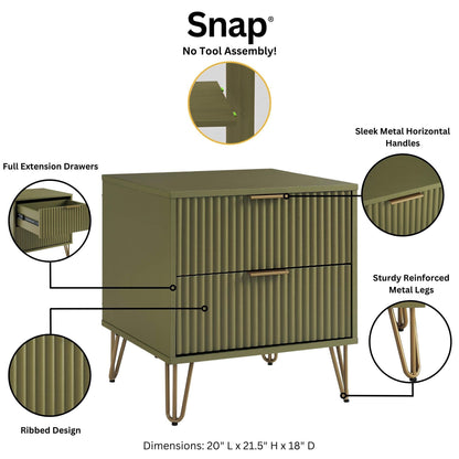 Dumbo - Nightstand With 2 Drawers